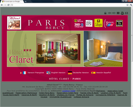 Hôtel Claret Paris