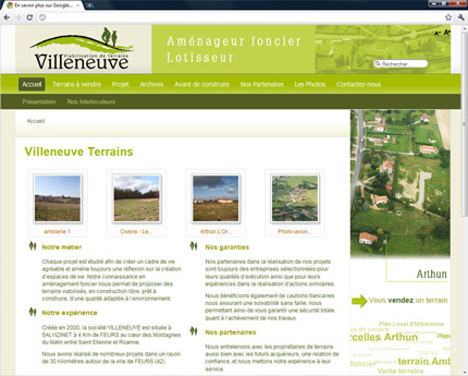 Villeneuve Terrains