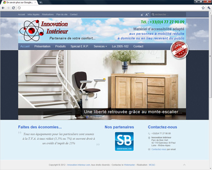 Innovation Intérieur le spécialiste de l'accessibilité à domicile et en lieu public