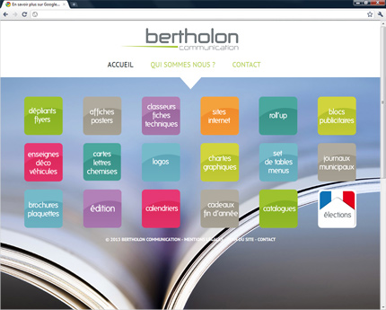 Site de Bertholon Communication