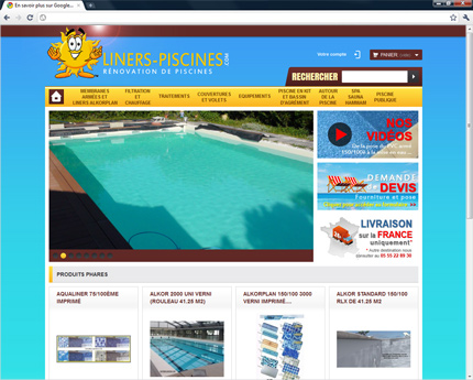 Ventes de pvc armé et liner pour piscines. Pose de PVC  et rénovation de piscines sur toute la France pour les particuliers et les professionnels.