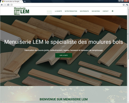 LEM fabricant de tasseaux et couvre-joints en bois