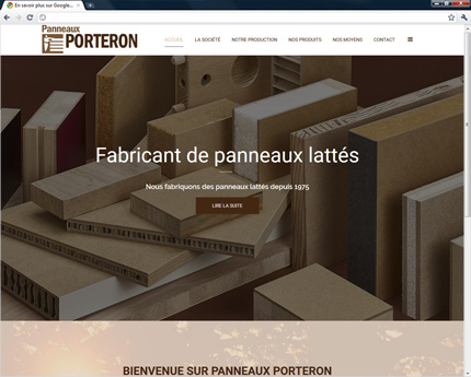 Panneaux Porteron fabricant de panneaux lattés en bois