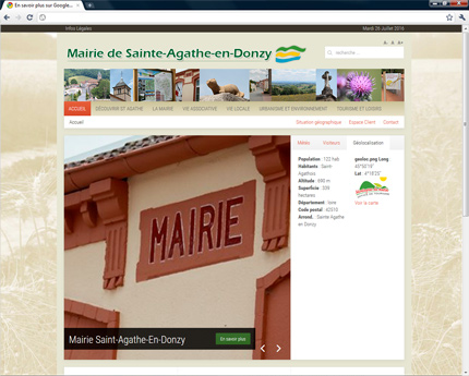 Mairie de Sainte Agathe en Donzy