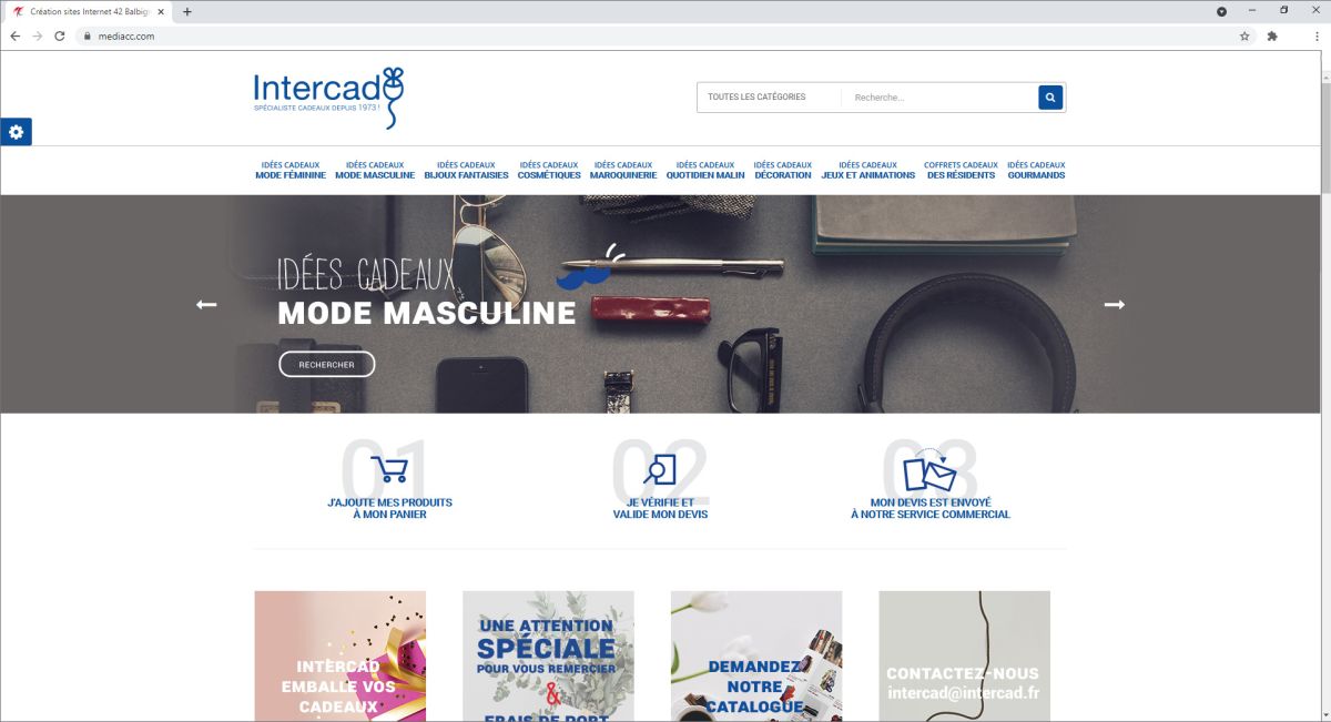 Création de site internet ergonomique et responsive
