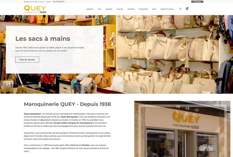 Création d'un site Prestashop pour la vente sacs, bagagerie, scolaire, business, ...