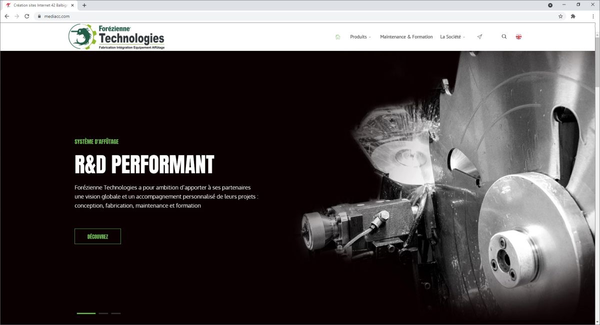 Création de site internet pour Forézienne MFLS