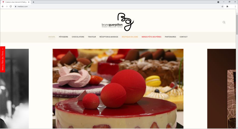 Création de site internet pour une boulangerie