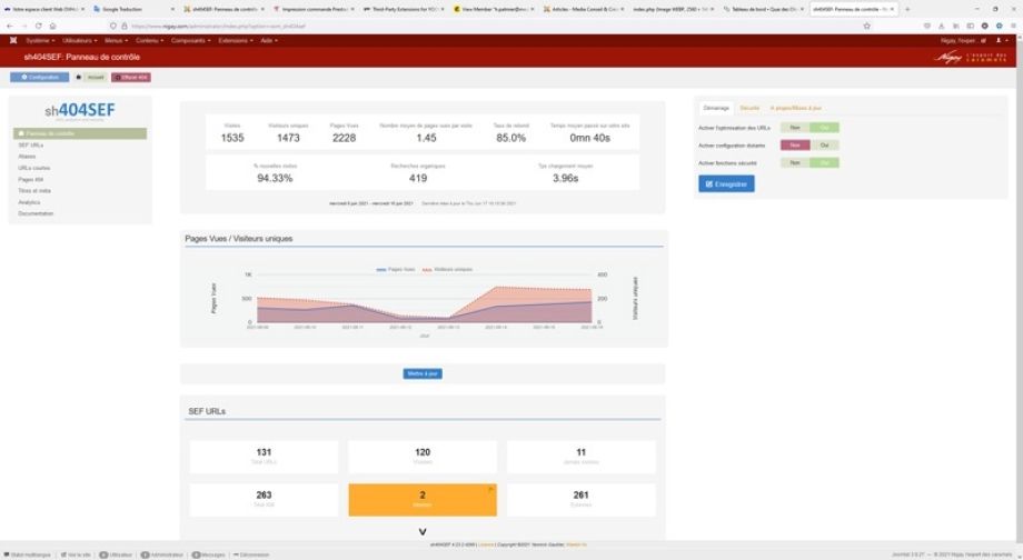 Astuce langue Sh404Sef site internet
