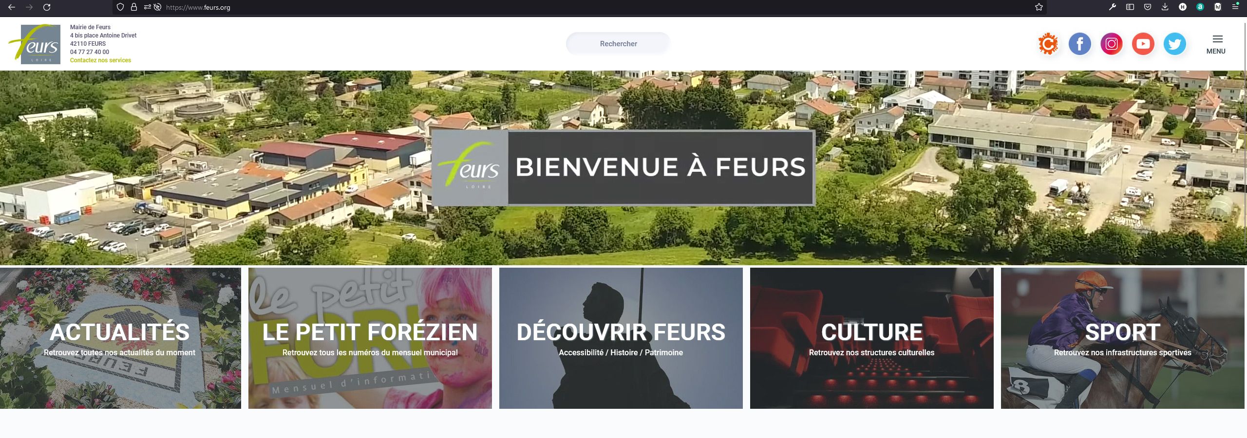 Une nouvelle formulre pour le site de la ville de Feurs