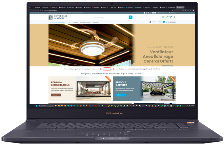 Front-office du CMS PrestaShop la gestion de sa boutique en ligne
