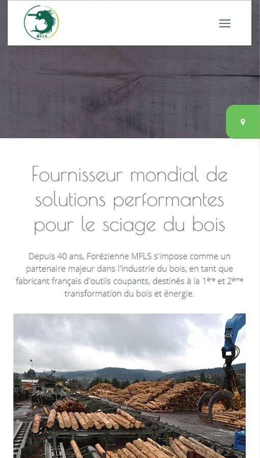 Création de site Joomla pour MFLS Forézienne - Fabricant français de lames de scie à ruban