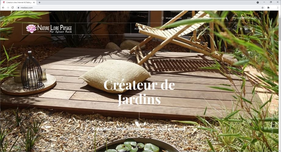 Création de site internet pour paysagiste Loire