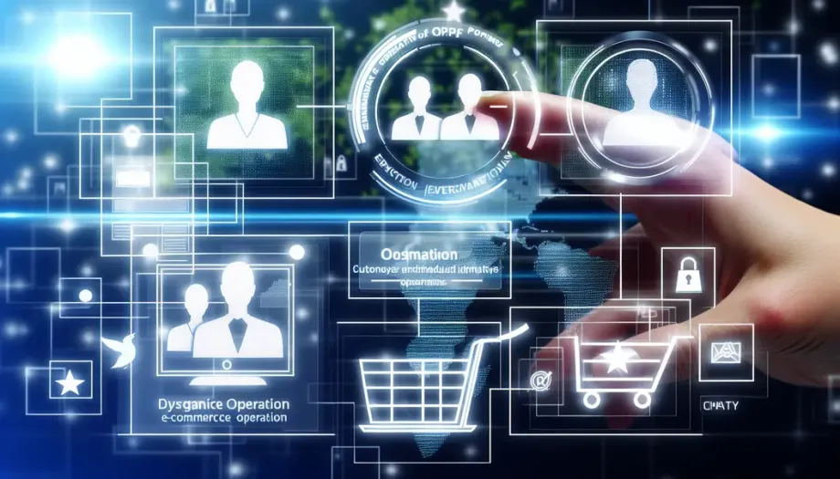 Illustration de l'intégration de l'identité de marque et des technologies dans un site e-commerce.