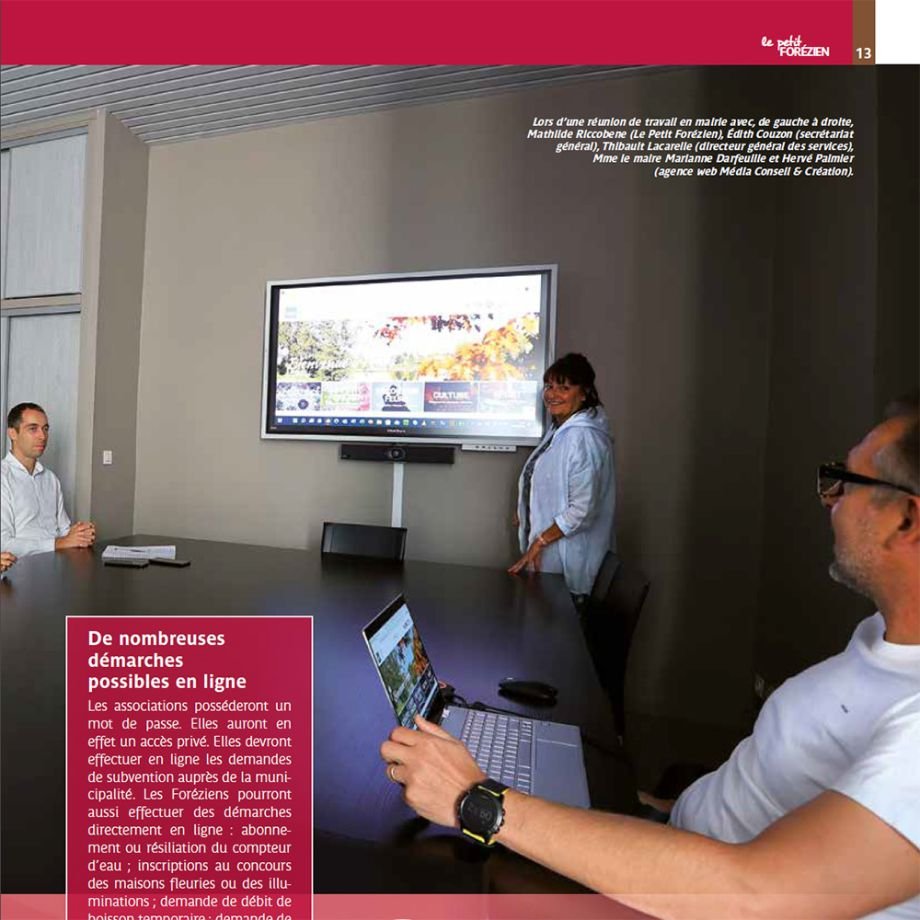 Une conception novatrice pour le site de la mairie de Feurs