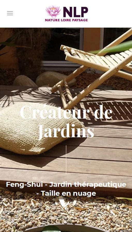 Création de site Joomla Nature Loire Paysage - Paysagiste à Feurs