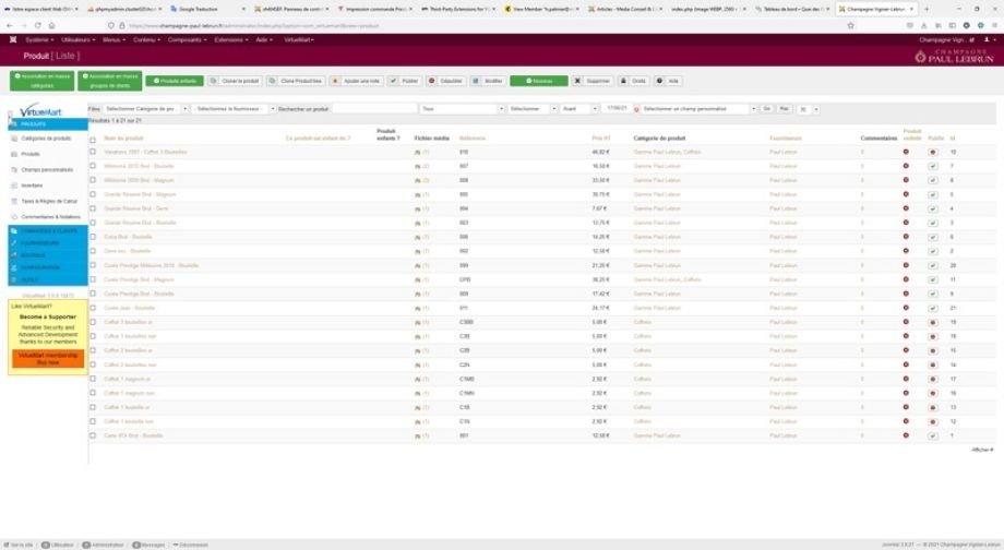 Présentation du logiciel virtuemart