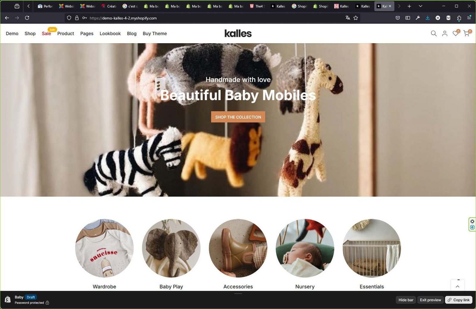 Création site Shopify Exemple N°2 - Expert en développement de boutique en ligne