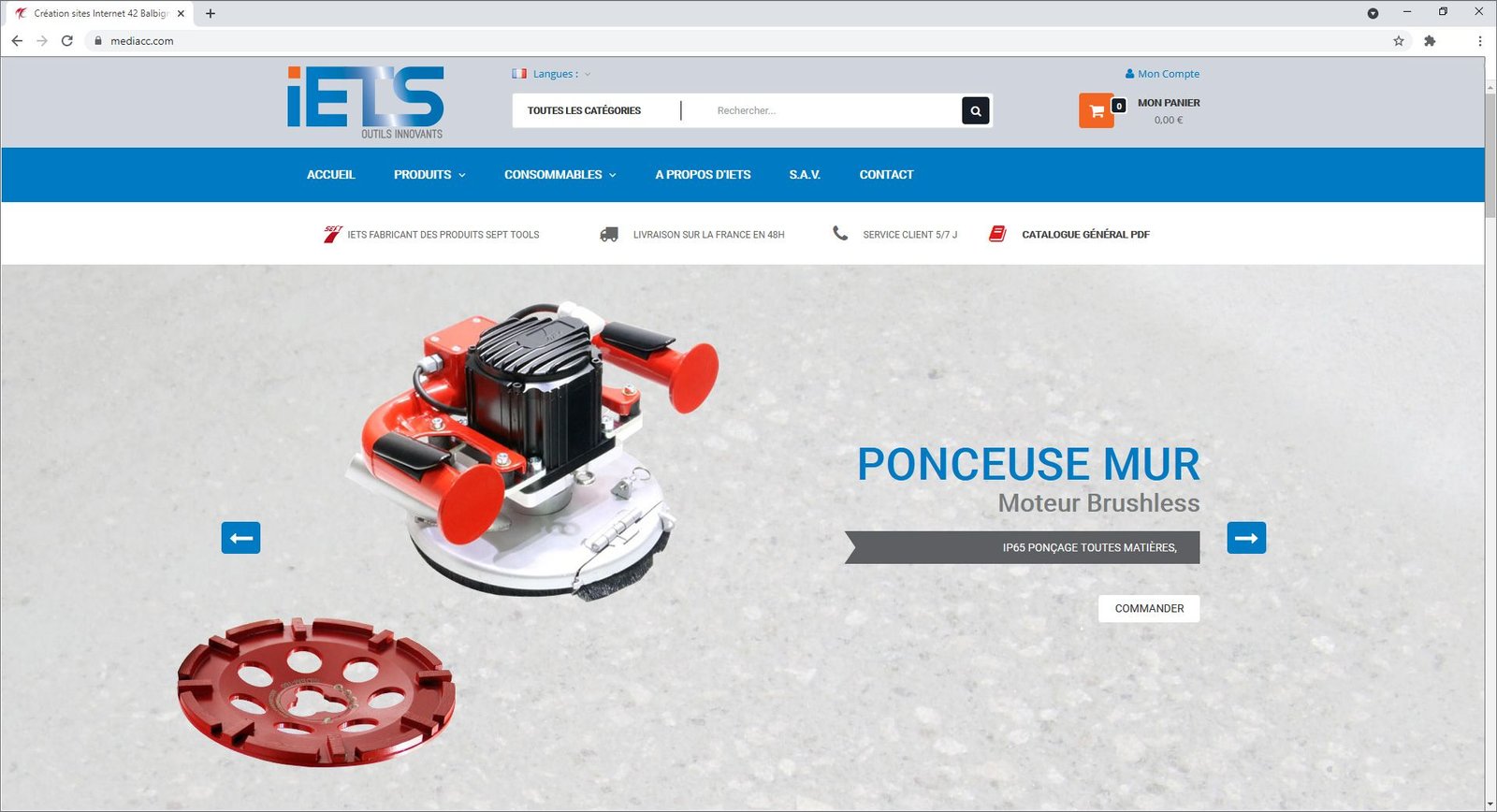 Création site Prestashop - Expert en développement de boutique en ligne IETS réalisée sous Prestashop