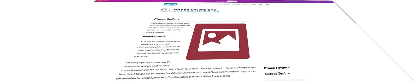 Présentation des réalisations clients avec un module galerie d'images