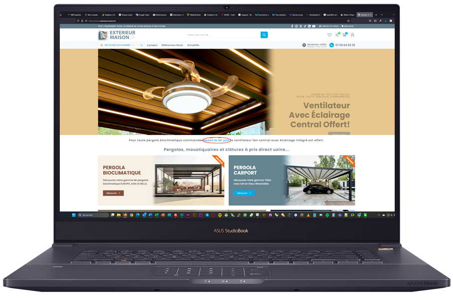 Front-office du CMS PrestaShop la gestion de sa boutique en ligne