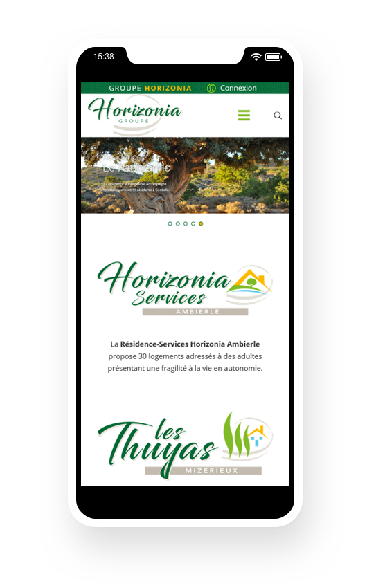 Application responsive design pour mobile et tablette