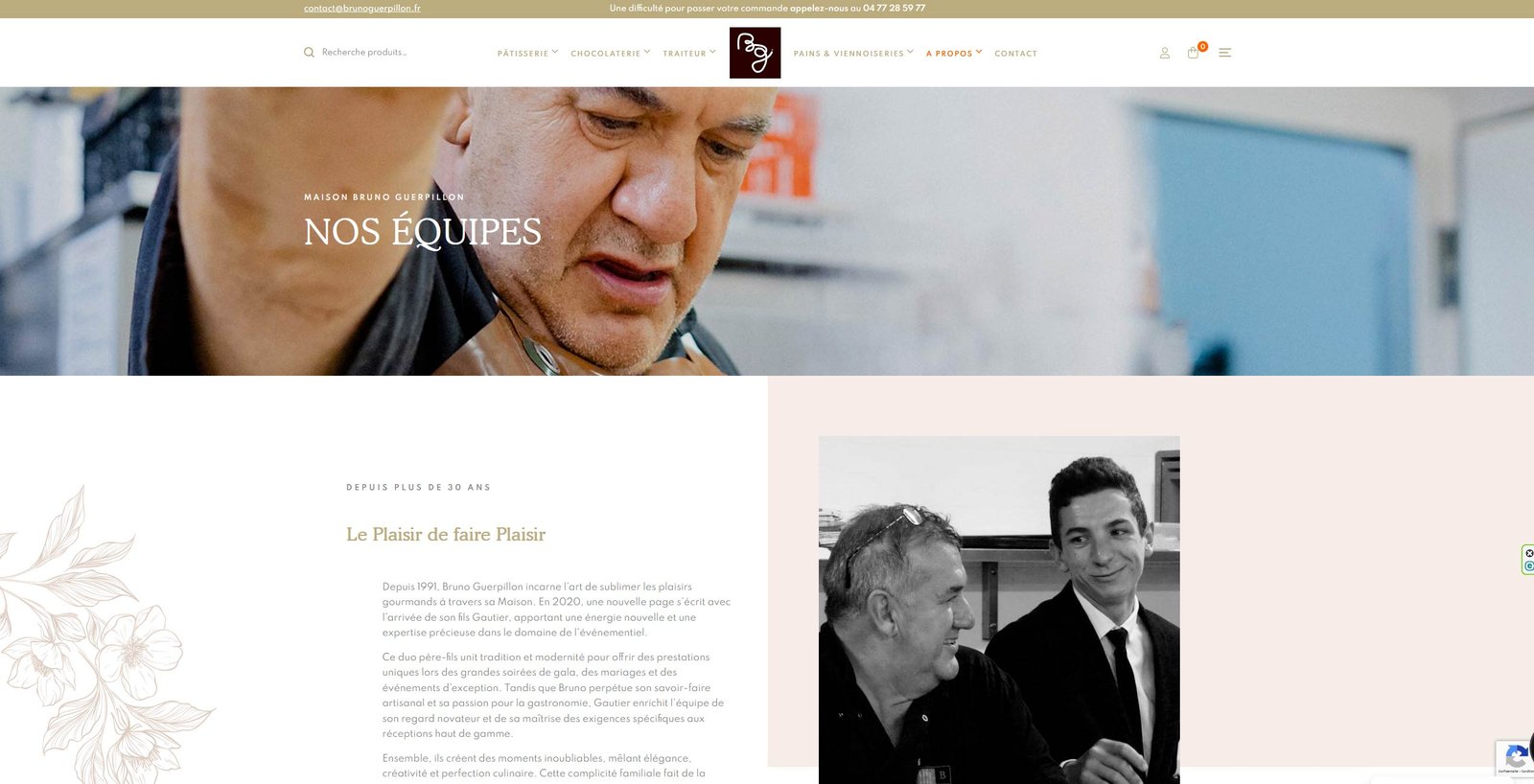 Création de site WordPress WooCommerce pour la Maison Guerpillon