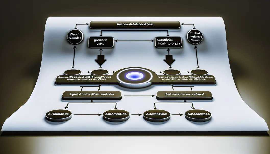 Diagramme illustrant l’intégration de n8n pour l’automatisation de la surveillance web.