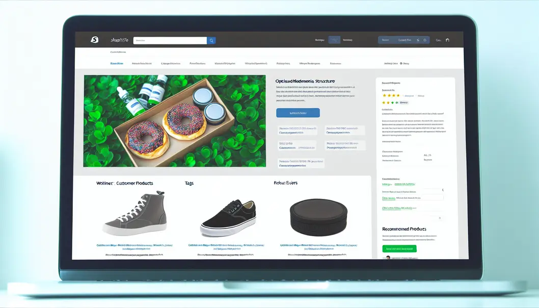 Illustration de la configuration technique pour améliorer le SEO sur Shopify.