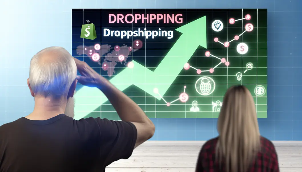 Un entrepreneur utilisant Shopify, optimisant les ventes avec des outils technologiques.