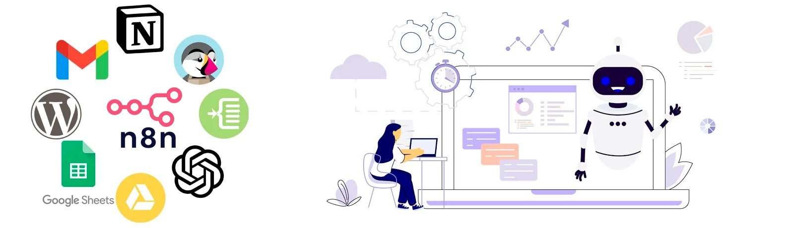 Mes services d'automatisation avec n8n pour mes clients