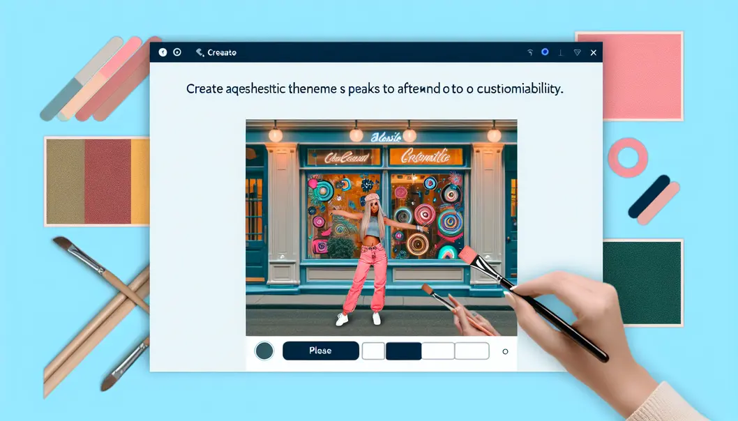 Customizing your Shopify store with themes for a unique look.
