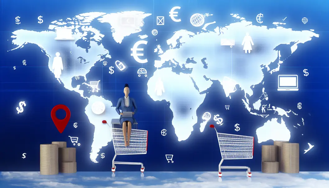 Illustration de la centralisation des ventes internationales avec Shopify Markets.