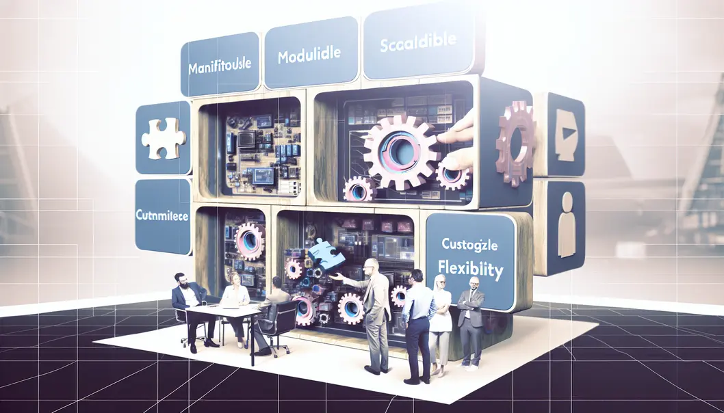 Illustration de la gestion sécurisée des données d’un site e-commerce sur mesure.