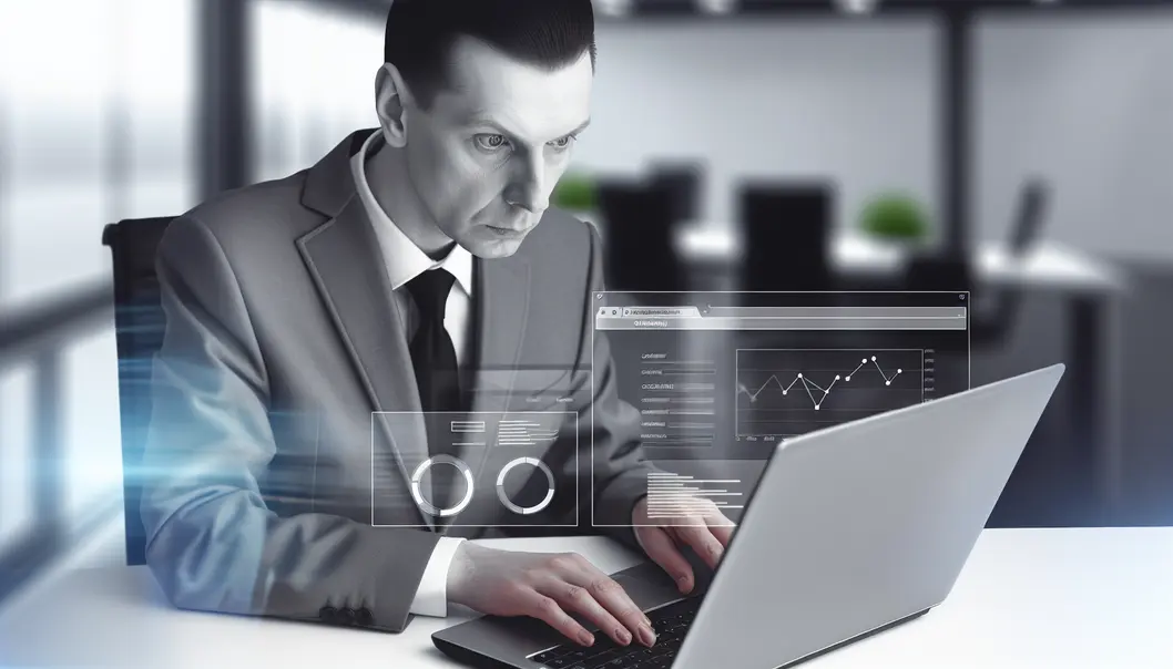 Un développeur web optimisant un site e-commerce.