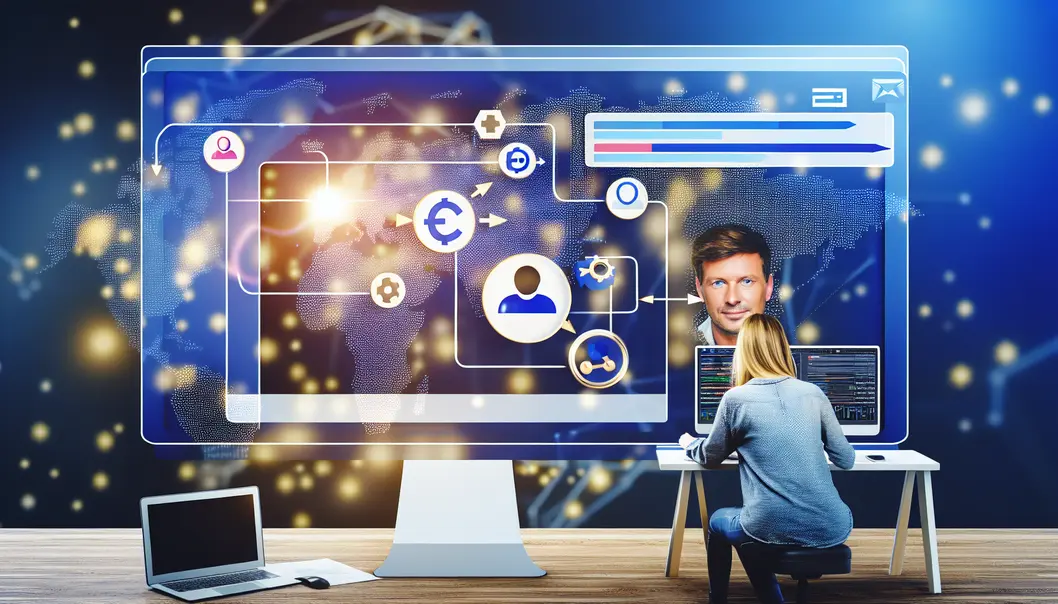 Illustration de la sécurisation des échanges de données entre PrestaShop et n8n.