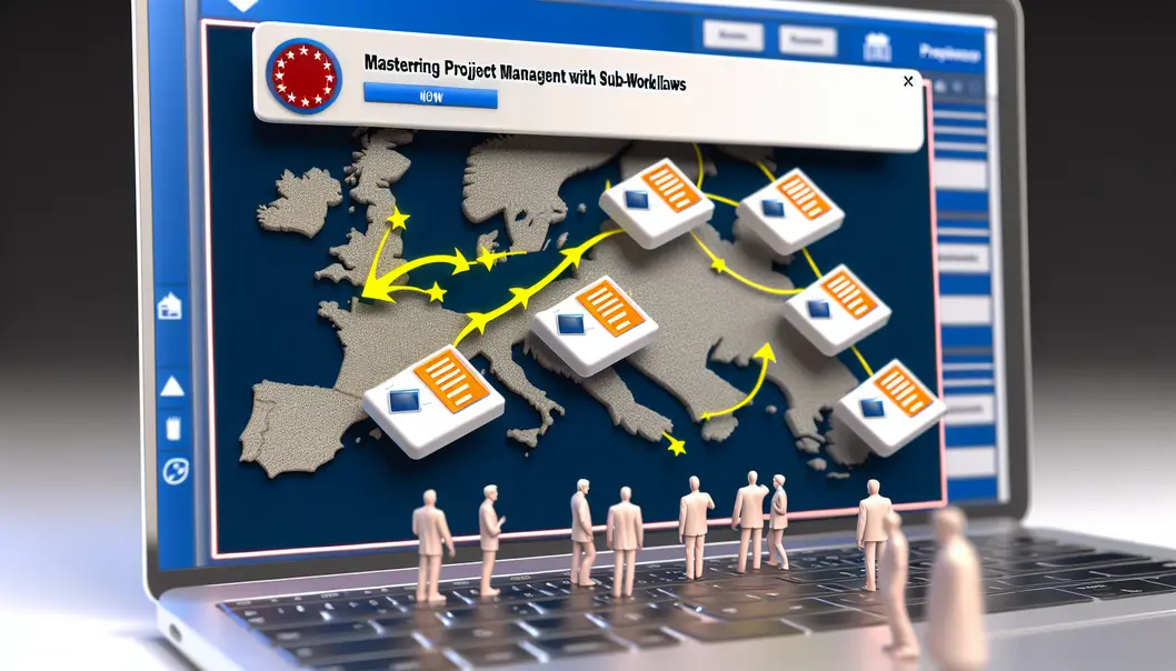 Tableau de bord de n8n montrant des workflows automatisés pour la gestion de projet.