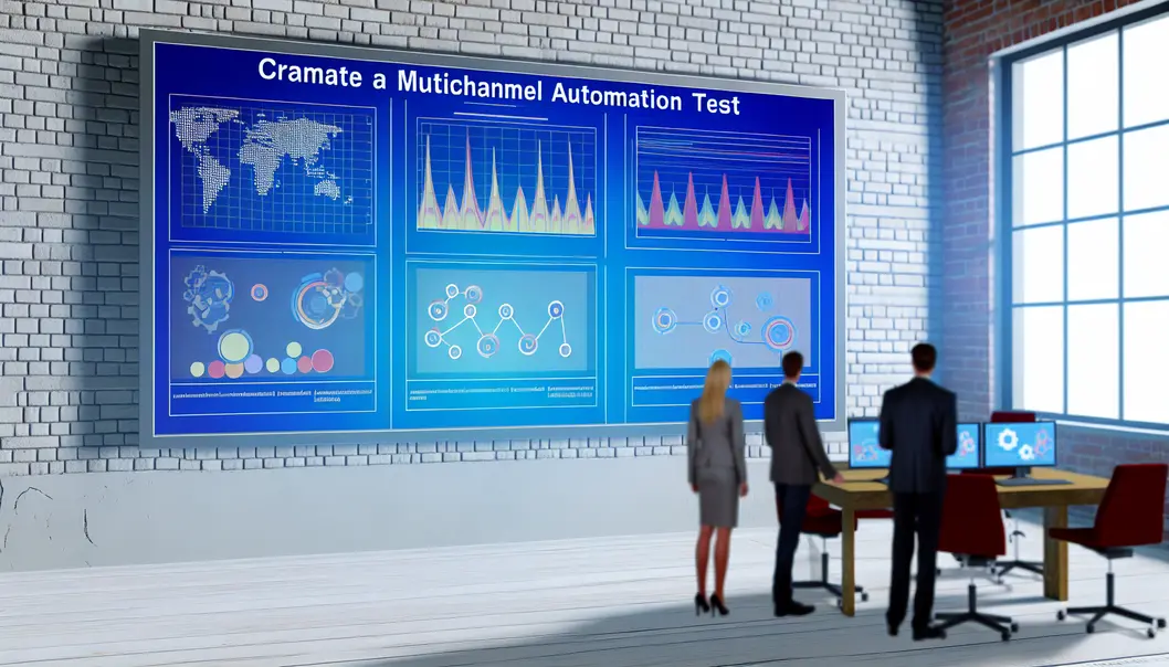 Tableau de bord numérique intégrant divers outils pour une stratégie d’automatisation efficace.