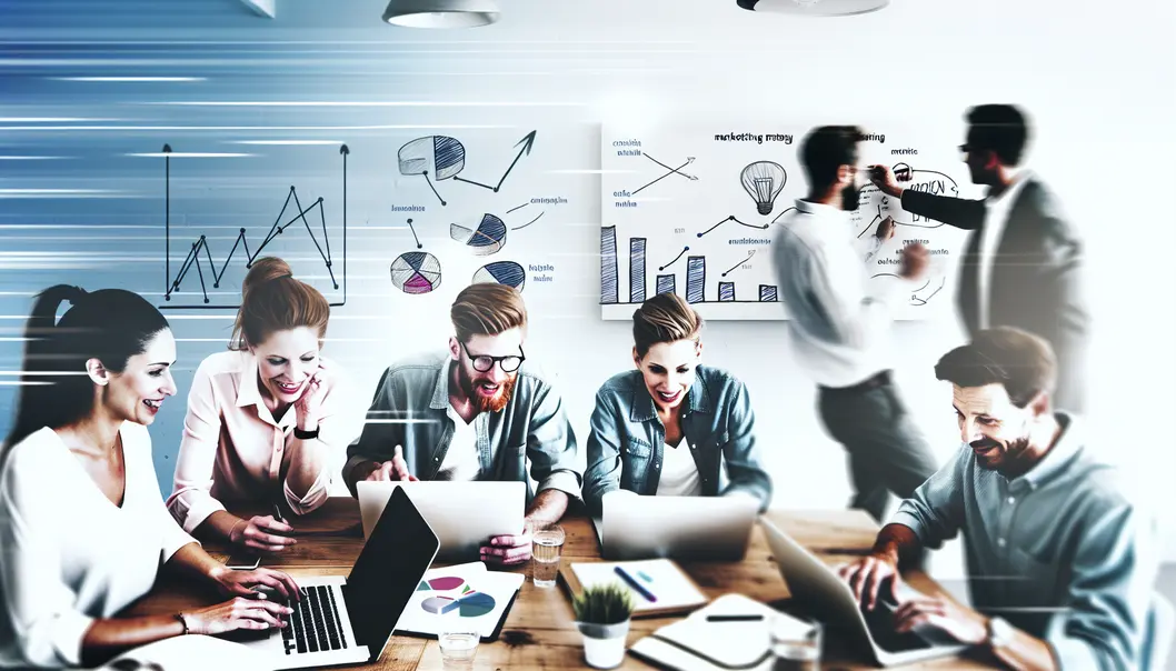 Illustration of ERP integration facilitating seamless data management.