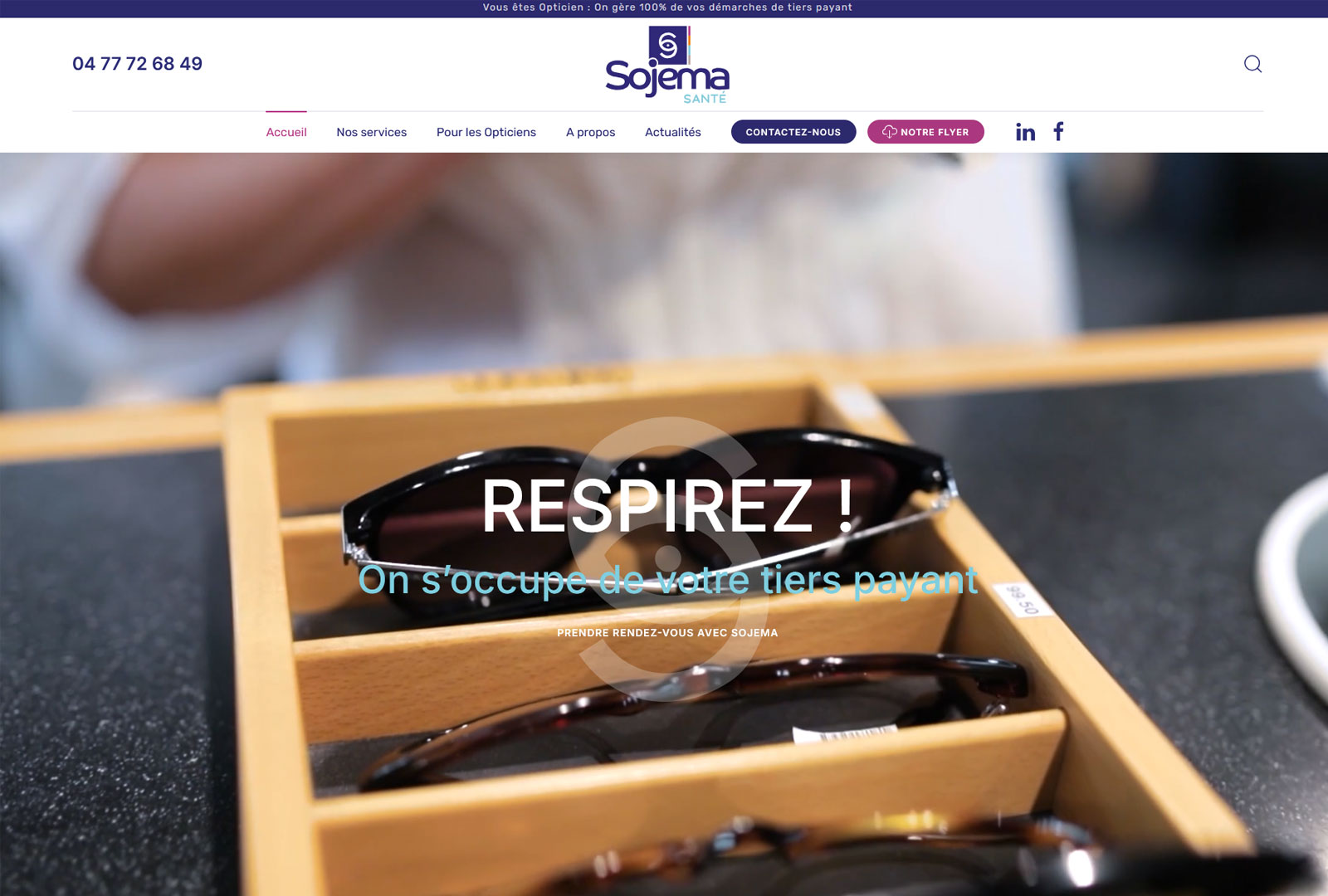 Création site WordPress pour Sojema