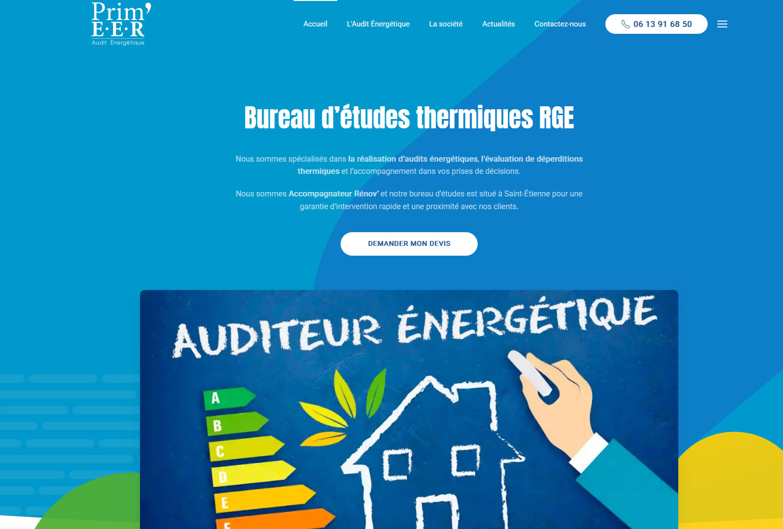 Création site WordPress pour PrimEER