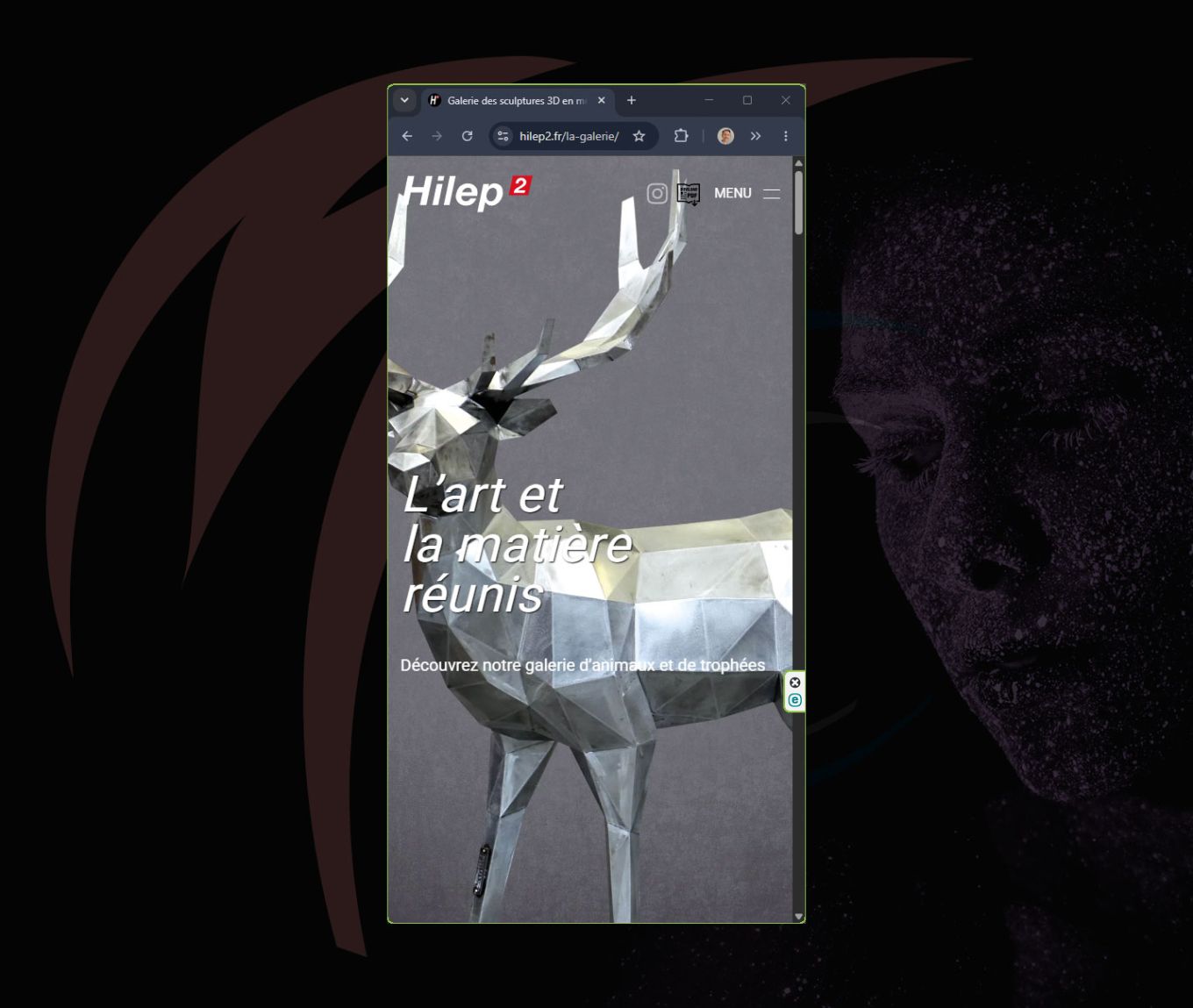 WordPress en version mobile pour Hilep2