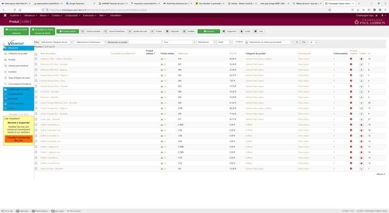 Présentation du logiciel virtuemart