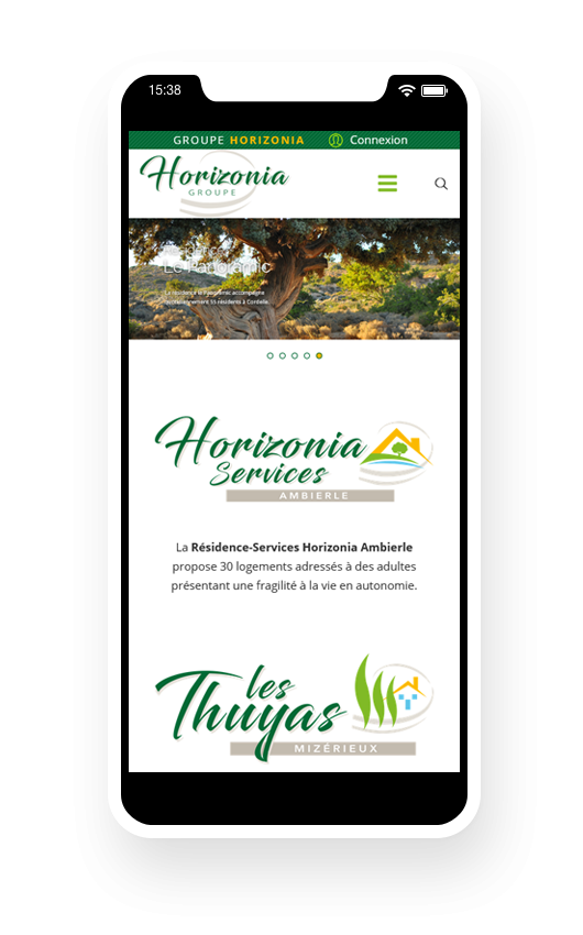 Application responsive design pour mobile et tablette