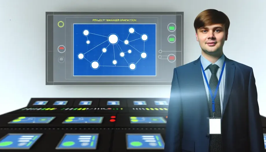 Personne devant un écran montrant des workflows automatisés pour la gestion de projet avec n8n.