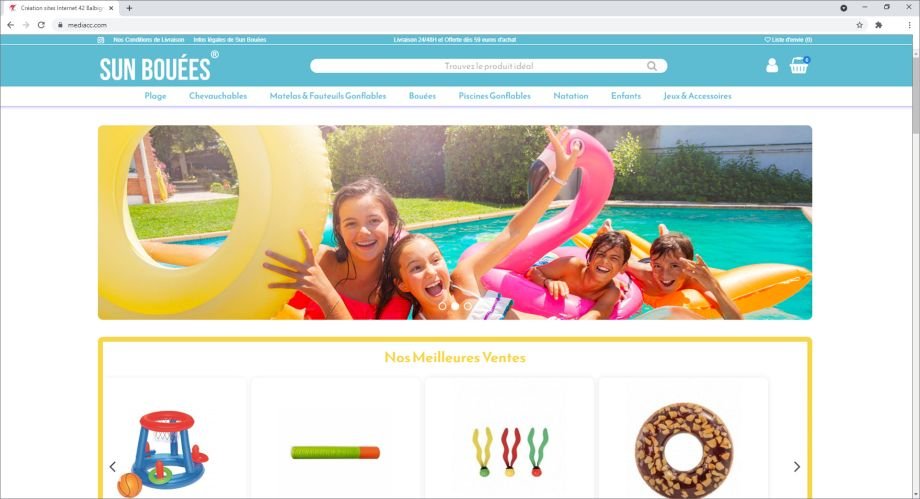 Création de site internet pour jeune entrepreneur