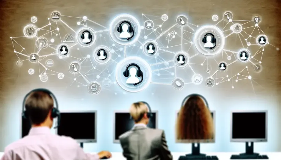 Réseau d'outils numériques interconnectés pour un support automatisé.